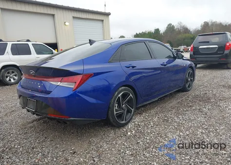 2023 Hyundai Elantra N Line z USA, uszkodzony, nr VIN KMHLR4AF2PU609800